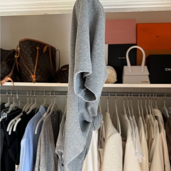 Magda Butrym Gray Knotted T-Shirt - Picture 2 of 5